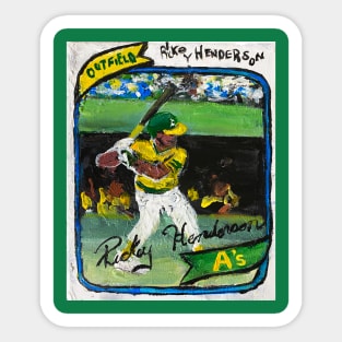 Rickey Henderson Sticker